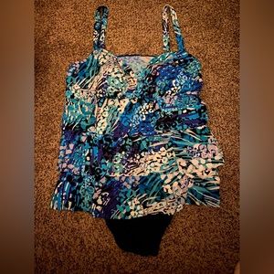 St. John’s bay size 22 one piece bathing suit